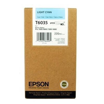Epson T6035-C13T603500 Açık Mavi Orjinal Kartuş