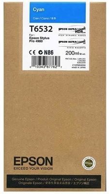 Epson T6532-C13T653200 Mavi Orjinal Kartuş