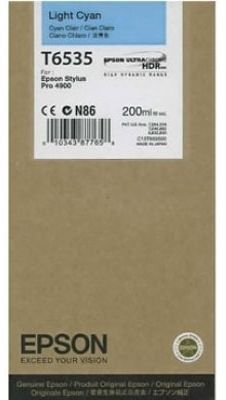 Epson T6535-C13T653500 Açık Mavi Orjinal Kartuş