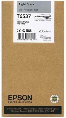Epson T6537-C13T653700 Açık Siyah Orjinal Kartuş