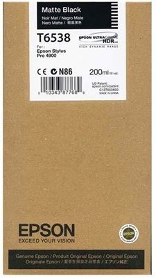 Epson T6538-C13T653800 Mat Siyah Orjinal Kartuş