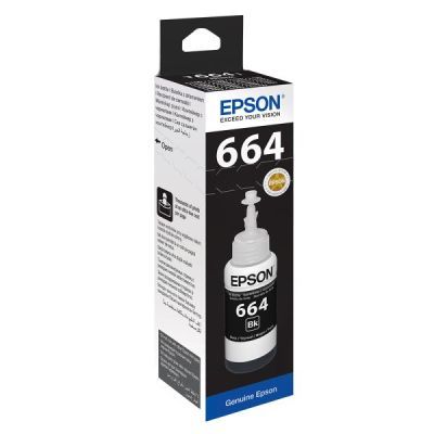 Epson T6641-C13T66414A Siyah Orjinal Mürekkep 70 Ml.