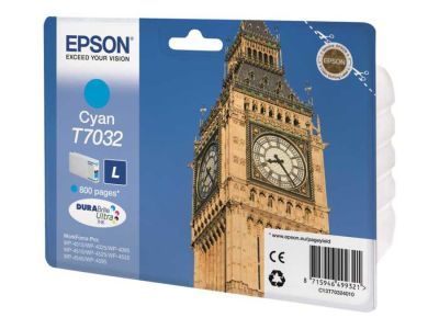 Epson T7032-C13T70324010 Mavi Orjinal Kartuş