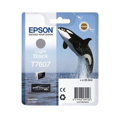 Epson T7607-C13T76074010 Açık Siyah Orjinal Kartuş
