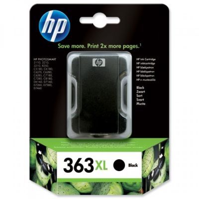 Hp 363XL-C8719E Siyah Orjinal Kartuş Yüksek Kapasiteli