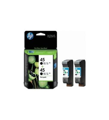 Hp 45-CC625AA (51645A )Siyah Orjinal Kartuş 2li Paketi
