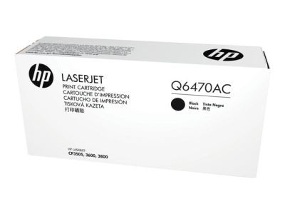 Hp 501A-Q6470AC Siyah Orjinal Toner