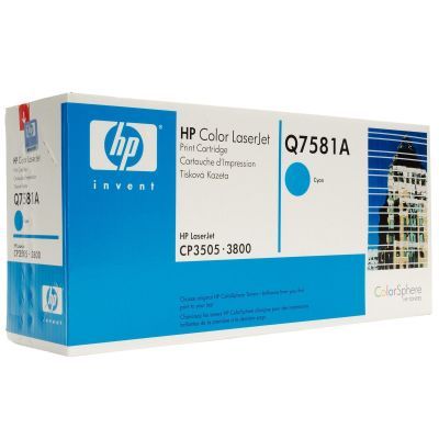 Hp 503A-Q7581A Mavi Orjinal Toner - Mavi Kutu