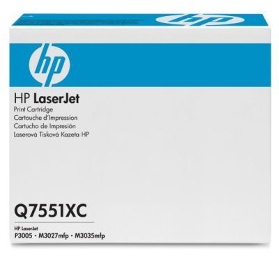 Hp 51X-Q7551XC Siyah Orjinal Toner Yüksek Kapasiteli