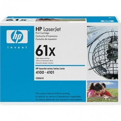 Hp 61X-C8061X Siyah Orjinal Toner Yüksek Kapasiteli - Mavi Kutu