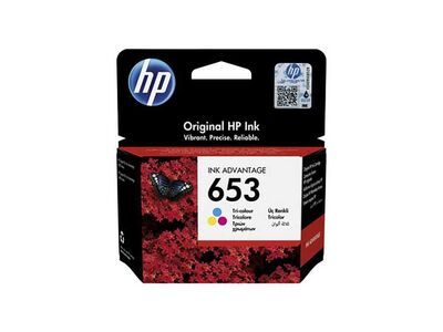 Hp 653-3YM74AE Renkli Orjinal Kartuş