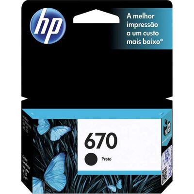 Hp 670-CZ113A Siyah Orjinal Kartuş