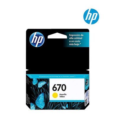 Hp 670-CZ116A Sarı Orjinal Kartuş