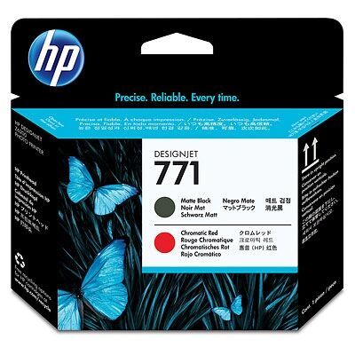 Hp 771-CE017A Orjinal Mat Siyah-Kromatik Kırmızı Baskı Kafası