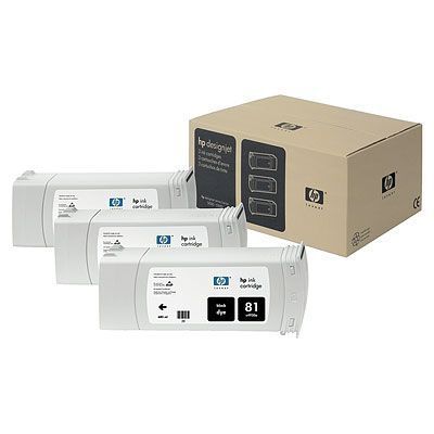 Hp 81-C5066A Siyah Orjinal Kartuş 3lü Paket