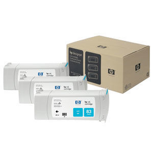 Hp 83-C5073A Mavi Orjinal Kartuş 3lü Paket