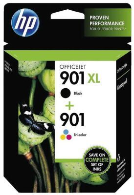 HP 901XL Siyah + Renkli Multipack (SD519AE) Orjinal Kartuş