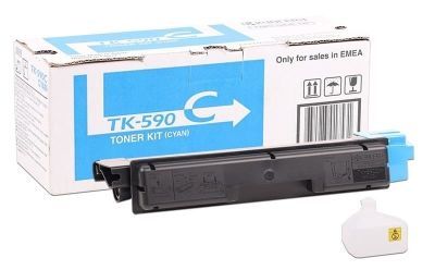 Kyocera TK-590 Mavi Orjinal Toner
