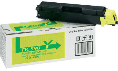 Kyocera TK-590 Sarı Orjinal Toner