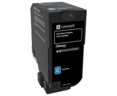 Lexmark 74C50C0 Mavi Orjinal Toner