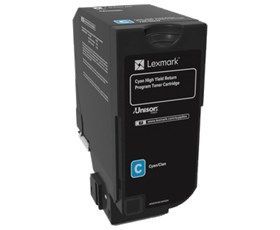 Lexmark 74C5HC0 Mavi Orjinal Toner Ekstra Yüksek Kapasiteli