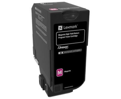 Lexmark 74C5HM0 Kırmızı Orjinal Toner Ekstra Yüksek Kapasiteli
