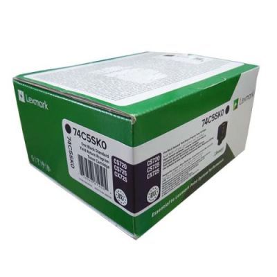 Lexmark 74C5SK0 Siyah Orjinal Toner Yüksek Kapasiteli