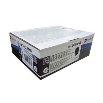 Lexmark 74C5SM0 Kırmızı Orjinal Toner Yüksek Kapasiteli