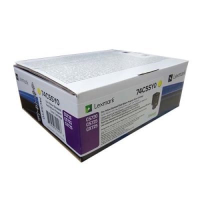 Lexmark 74C5SY0 Sarı Orjinal Toner Yüksek Kapasiteli