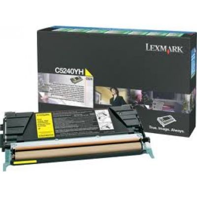 Lexmark C524-C5240YH Sarı Orjinal Toner Yüksek Kapasiteli