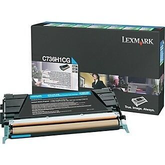 Lexmark C736-X746-C736H1CG Mavi Orjinal Toner Yüksek Kapasiteli