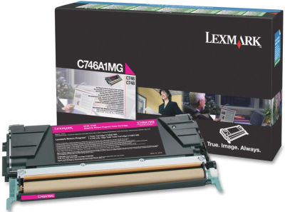 Lexmark C746-C748-C746A1MG Kırmızı Orjinal Toner