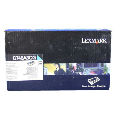 Lexmark C746-C748-C746A3CG Mavi Orjinal Toner