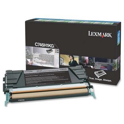Lexmark C746-C748-C746H1KG Siyah Orjinal Toner