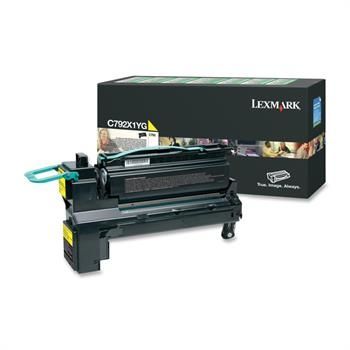 Lexmark C792-C792X1YG Sarı Orjinal Toner Yüksek Kapasiteli