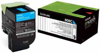 Lexmark CX310-80C80C0 Mavi Orjinal Toner