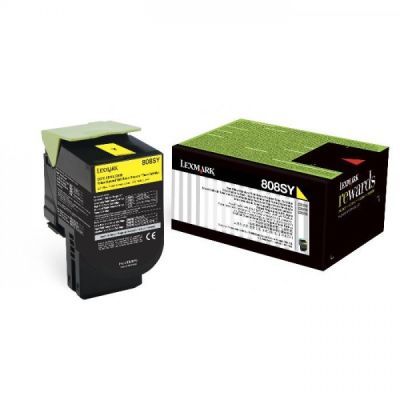 Lexmark CX310-80C8SY0 Sarı Orjinal Toner Yüksek Kapasiteli