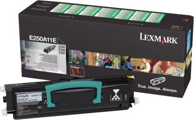 Lexmark E250-E250A11E Siyah Orjinal Toner
