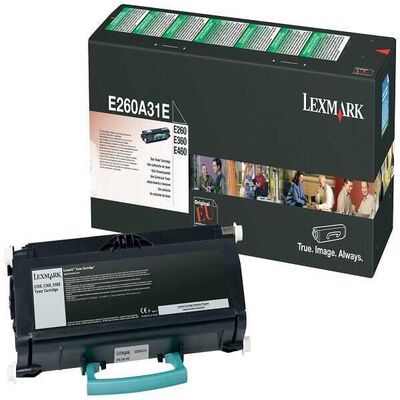 Lexmark E260-E260A31E Siyah Orjinal Toner