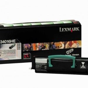Lexmark E330-34016HE Siyah Orjinal Toner Yüksek Kapasiteli