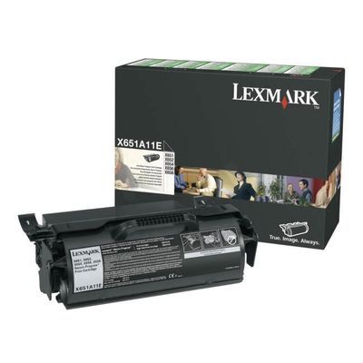 Lexmark X651-X651A11E Siyah Orjinal Toner