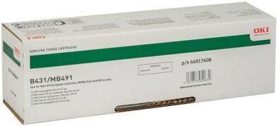 Oki B431-MB491-44917608 Siyah Orjinal Toner Ekstra Yüksek Kapasiteli