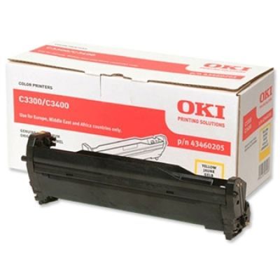 Oki C3400-C3600-43460205 Sarı Orjinal Drum Ünitesi