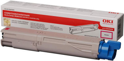 Oki C3520-MC350-43459374 Kırmızı Orjinal Toner