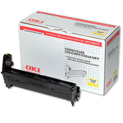 Oki C5250-C5450-42126670 Sarı Orjinal Drum Ünitesi