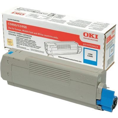Oki C5550-C5800-C5900-43324443 Mavi Orjinal Toner