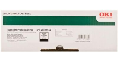 Oki C5550-C5800-C5900-43324444 Siyah Orjinal Toner