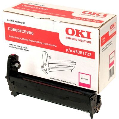 Oki C5550-C5800-C5900-43381722 Kırmızı Orjinal Drum Ünitesi
