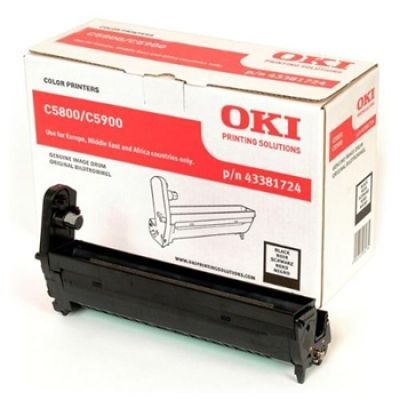 Oki C5550-C5800-C5900-43381724 Siyah Orjinal Drum Ünitesi