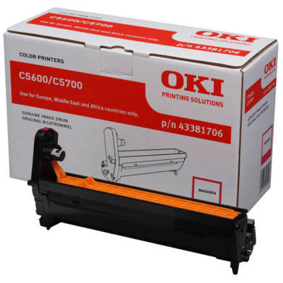 Oki C5600-C5700-43381706 Kırmızı Orjinal Drum Ünitesi